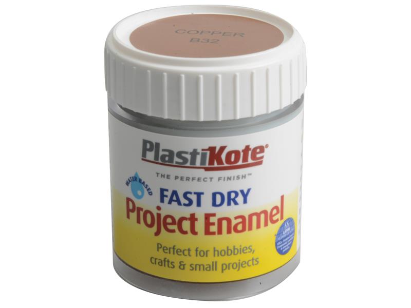 Fast Dry Enamel Paint B32 Bottle Copper 59ml, PlastiKote