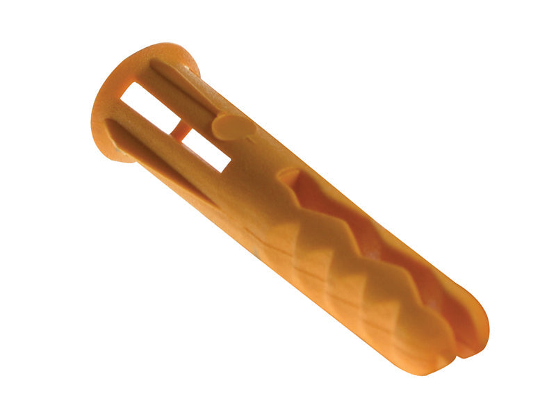 SYP 501 Solid Wall Super Grips™ Fixings Yellow (100), Plasplugs