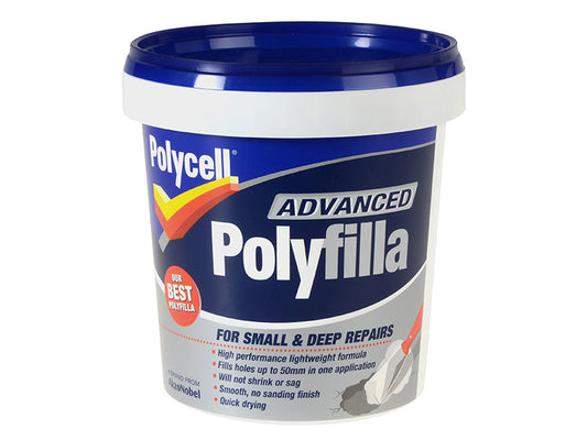 Polyfilla Advance All In One Tub 600ml, Polycell