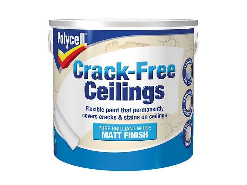 Crack-Free Ceilings Smooth Matt 2.5 litre, Polycell