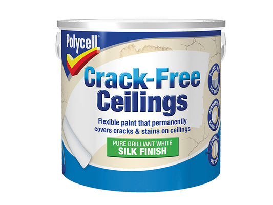 Crack-Free Ceilings Smooth Silk 2.5 litre, Polycell