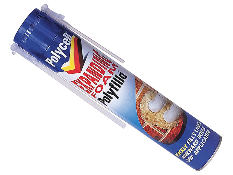 Expanding Foam Polyfilla 825ml, Polycell