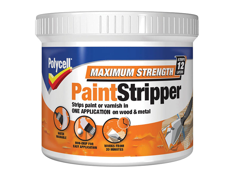 Maximum Strength Paint Stripper 500ml, Polycell