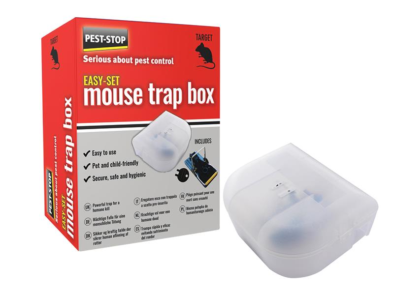 Easy Set Mouse Trap Box, Pest-Stop (Pelsis Group)