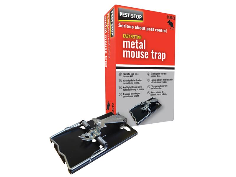 Easy Setting Metal Mouse Trap, Pest-Stop (Pelsis Group)