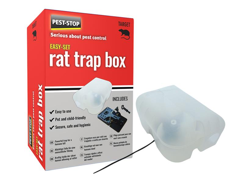 Easy Set Rat Trap Box, Pest-Stop (Pelsis Group)