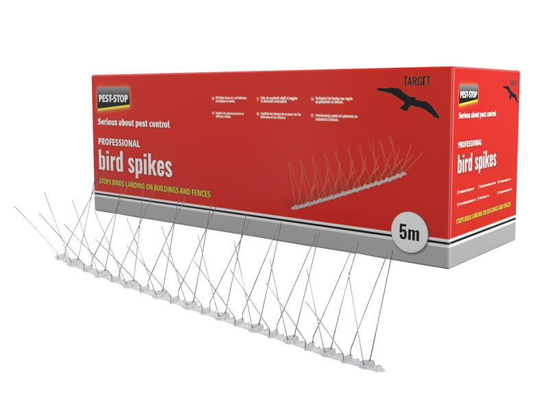 Professional Bird Spikes 50cm Metal Strips (Pack 10), Pest-Stop (Pelsis Group)