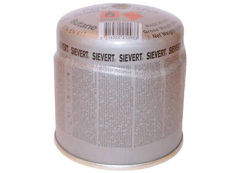 Butane Gas Cartridge 190g, Sievert