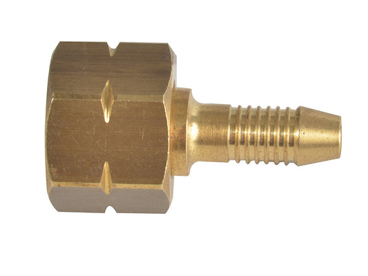 B1022 3/8in Left Hand Nut & 6mm Tail, Sievert