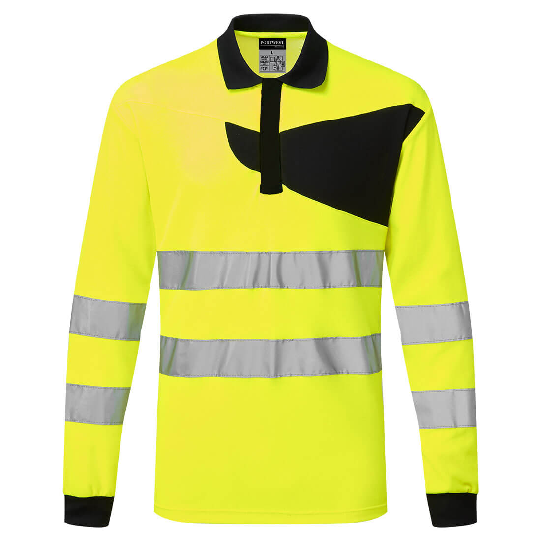 PW2 Hi-Vis Polo Shirt L/S, Morgans PW