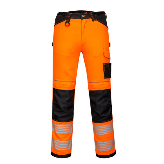 PW3 Hi-Vis Lightweight Stretch Work Trousers, Morgans PW