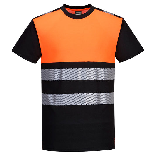 PW3 Hi-Vis Cotton Comfort Class 1 T-Shirt S/S, Morgans PW