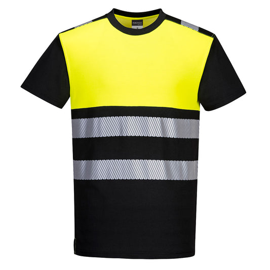 PW3 Hi-Vis Cotton Comfort Class 1 T-Shirt S/S, Morgans PW