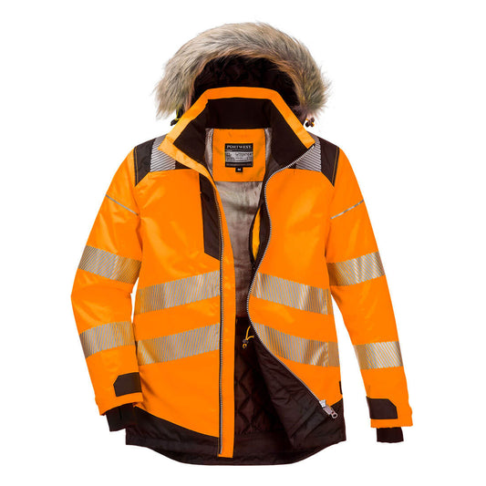 PW3 Hi-Vis Winter Parka Jacket, Morgans PW