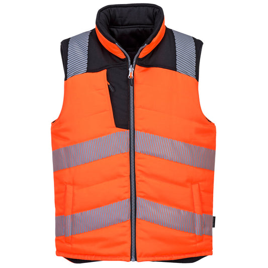 PW3 Hi-Vis Reversible Bodywarmer, Morgans PW