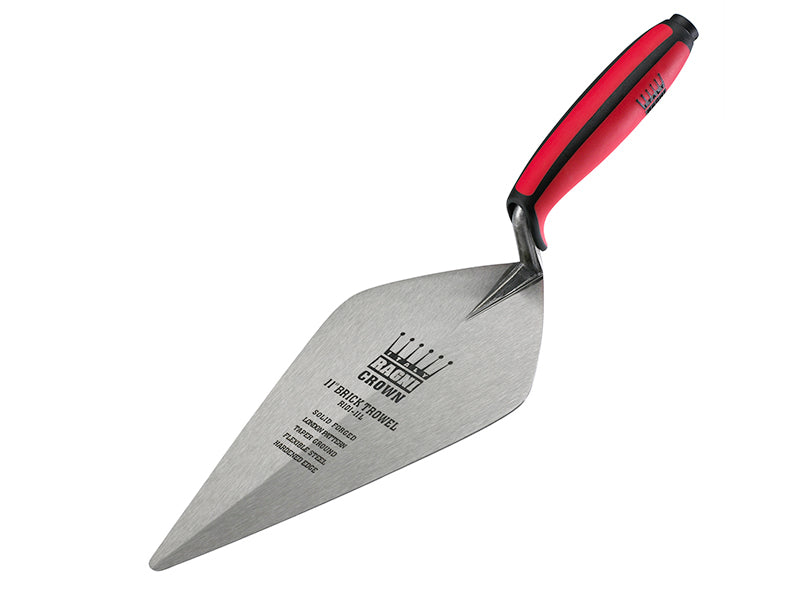 Crown London Pattern Brick Trowel Non-Slip Handle 10in, Ragni