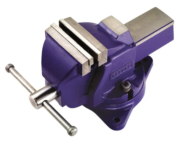 T3TON3VS Workshop Vice with Anvil, Swivel Base 4in, IRWIN® Record®