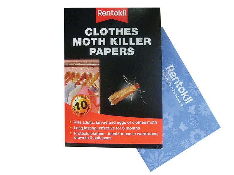 Clothes Moth Papers (Pack 10), Rentokil