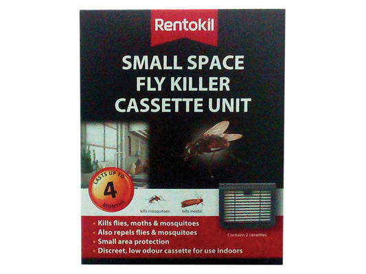 Small Space Fly Killer Cassette Unit (Pack 2), Rentokil