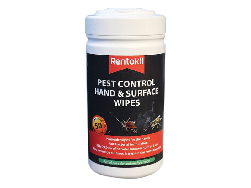 Pest Control Hand & Surface Wipes, Rentokil