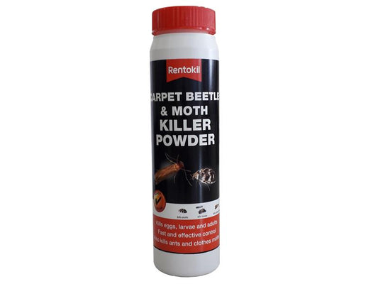 Carpet Beetle & Moth Killer Powder 150g, Rentokil