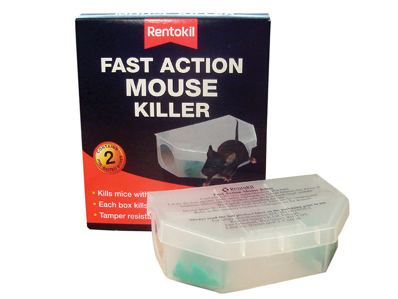 Fast Action Mouse Killer (Twin Pack), Rentokil