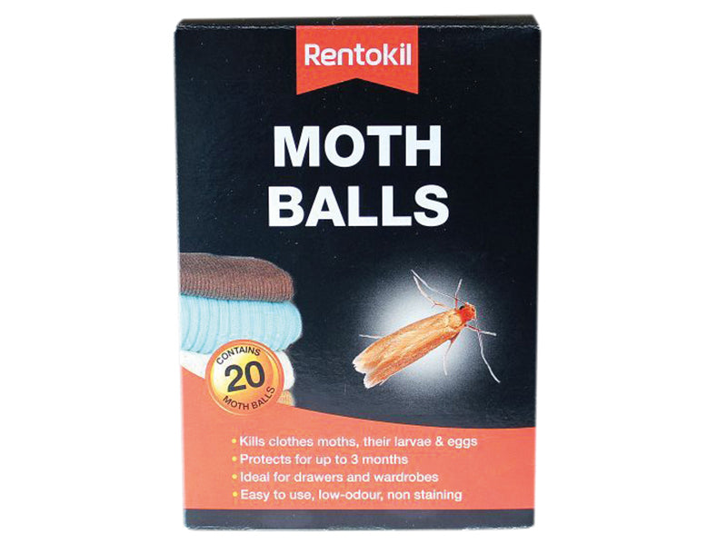 Moth Balls (Pack 20), Rentokil