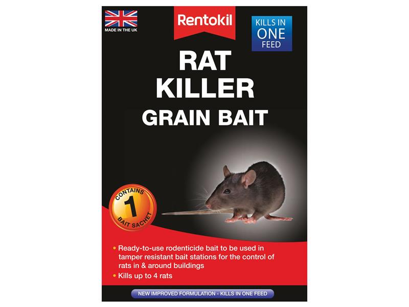 Rat Killer Grain Bait (Sachet 1), Rentokil