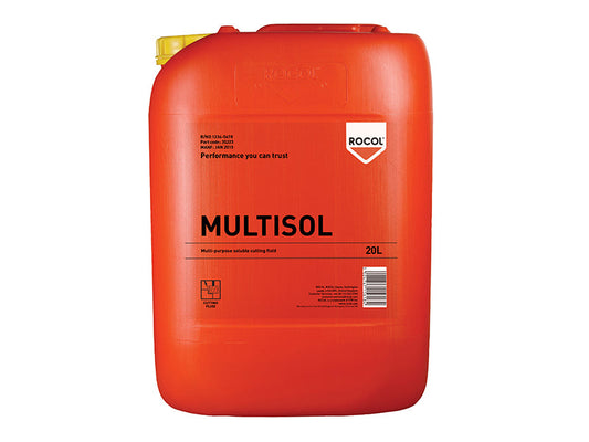 MULTISOL Water Mix Cutting Fluid 20 litre, ROCOL