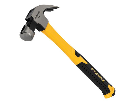 Claw Hammer Fibreglass Shaft 567g (20oz), Roughneck