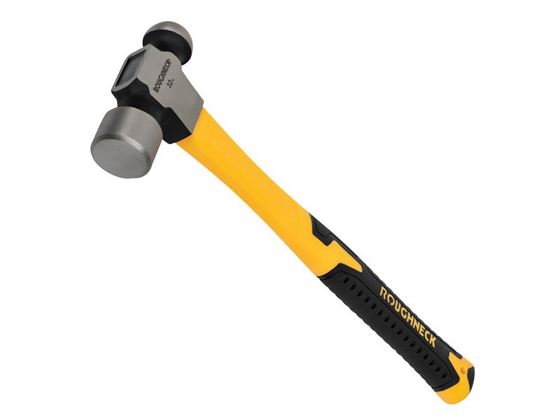 Ball Pein Hammer Fibreglass Shaft 1.13kg (40oz), Roughneck