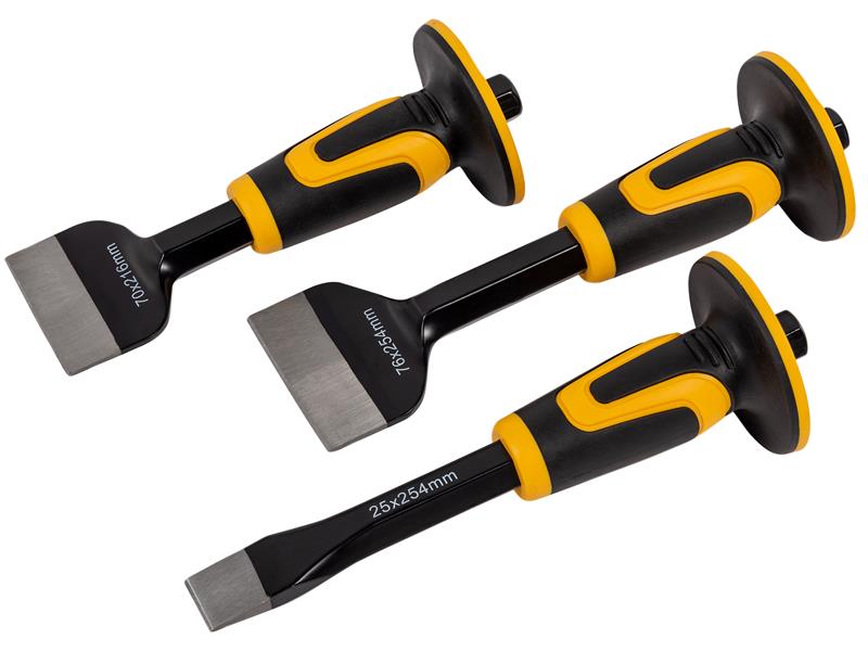 Chisel & Bolster Set, 3 Piece, Roughneck