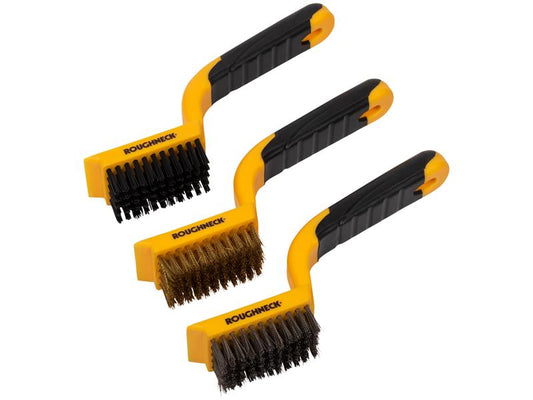 Wire Brush Set 3 Piece, Roughneck