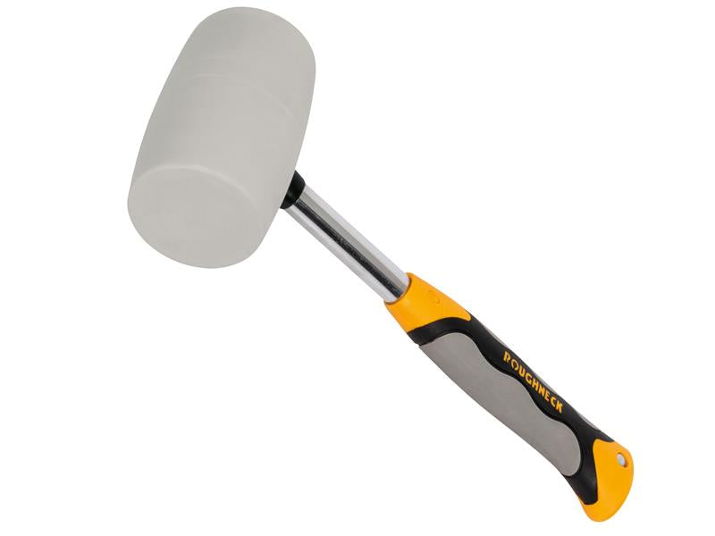 Non-Marking White Rubber Mallet 680g (24oz), Roughneck