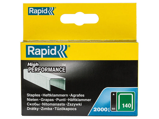 140/6 6mm Galvanised Staples (Box 2000), Rapid