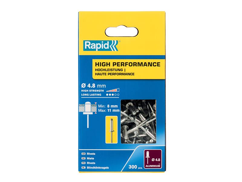 High Performance Rivets 4.8 x 14mm (Box 300), Rapid