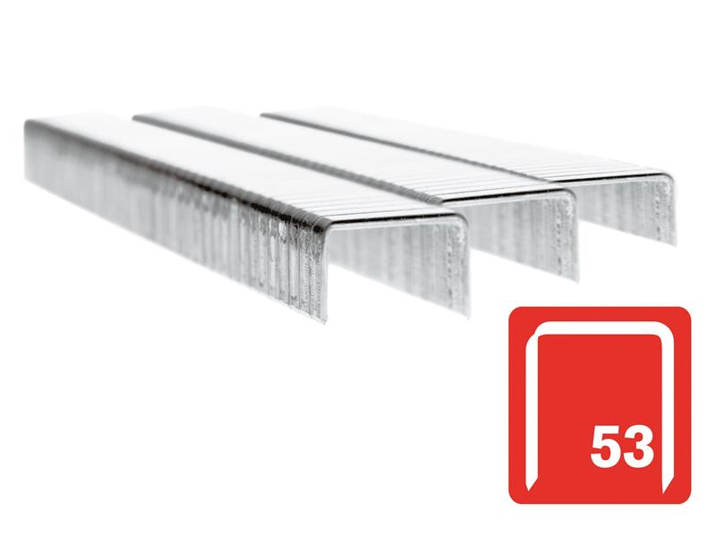 53/6B 6mm Galvanised Staples (Box 2500), Rapid