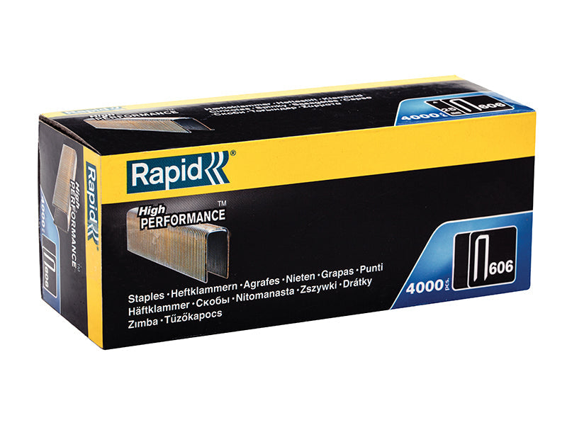 606/25B4 25mm Staples (Narrow Box 4000), Rapid