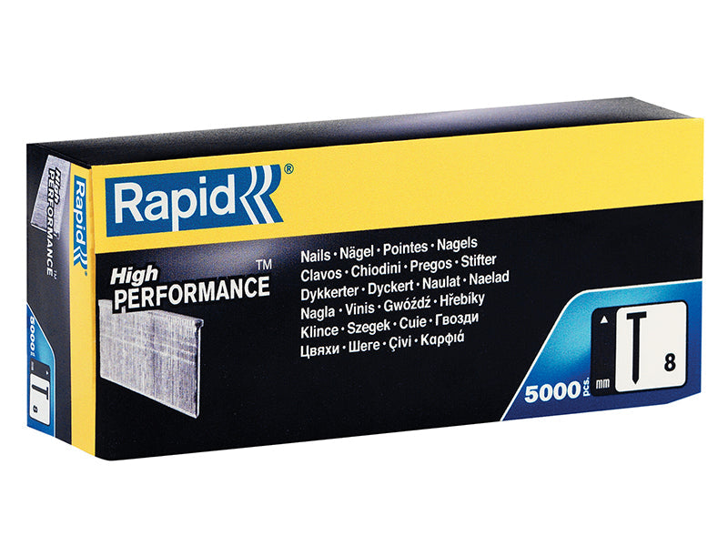 No.8 Brad Nails 18Ga 25mm (Box 5000), Rapid