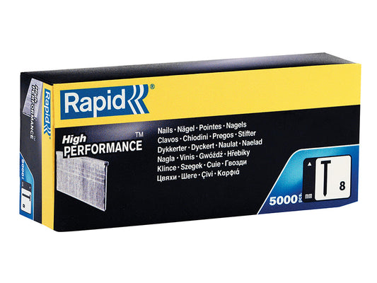 No.8 Brad Nails 18Ga 40mm (Box 5000), Rapid