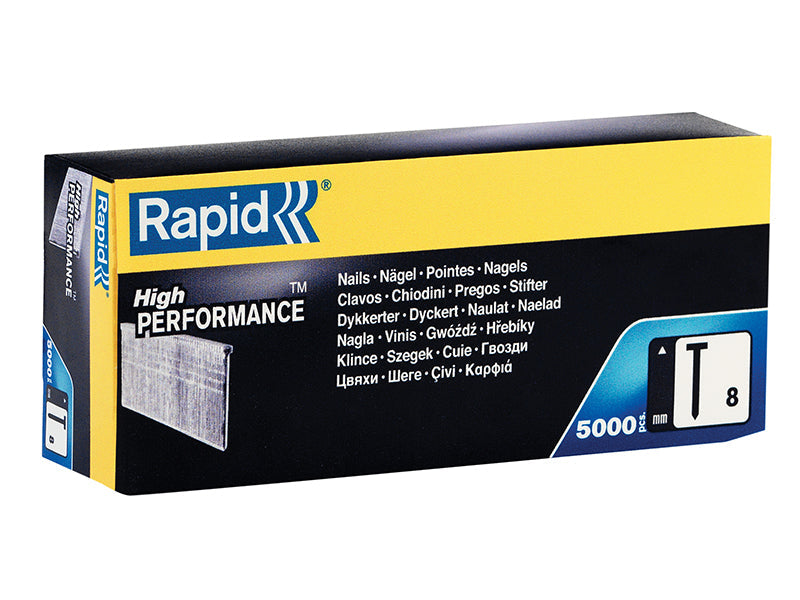 No.8 Brad Nails 18Ga 50mm (Box 5000), Rapid