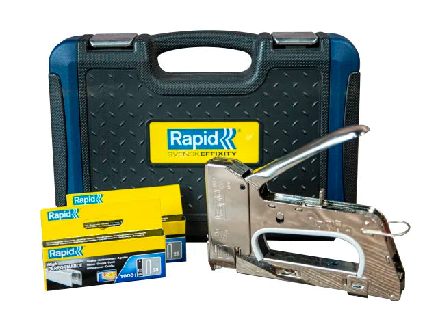 R28 Cable Tacker Staples & Carry Case, Rapid