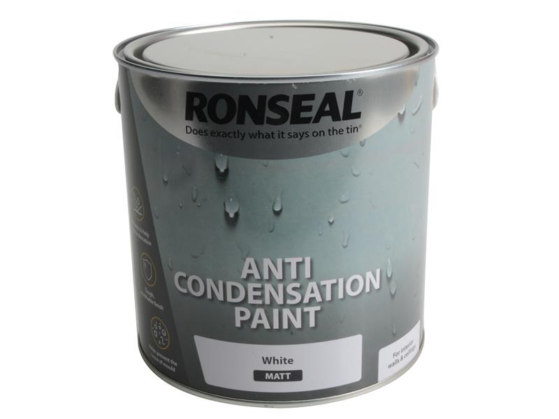 Anti Condensation Paint White Matt 2.5 litre, Ronseal