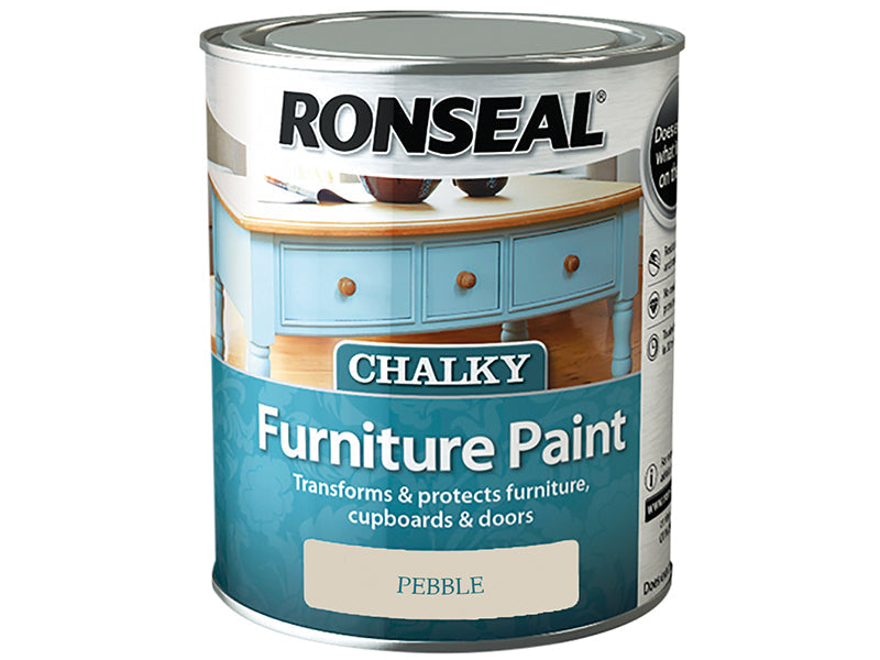 Chalky Furniture Paint Pebble 750ml, Ronseal