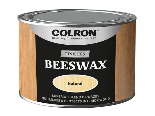 Colron Refined Beeswax Paste Natural 400g, Ronseal