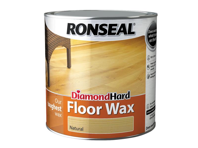 Diamond Hard Floor Wax Natural 2.5 litre, Ronseal