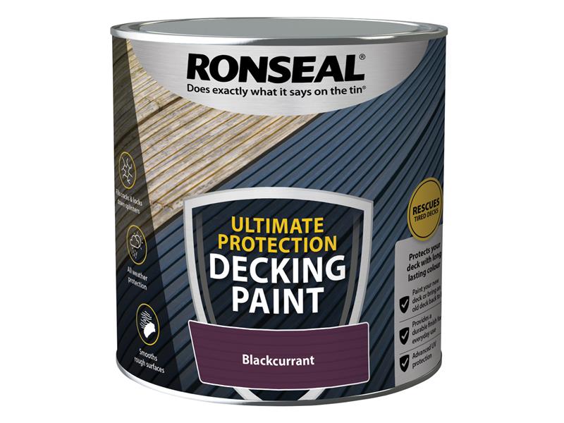 Ultimate Protection Decking Paint Blackcurrant 2.5 litre, Ronseal