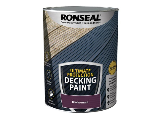 Ultimate Protection Decking Paint Blackcurrant 5 litre, Ronseal