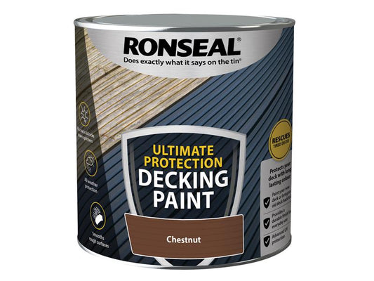 Ultimate Protection Decking Paint Chestnut 2.5 litre, Ronseal