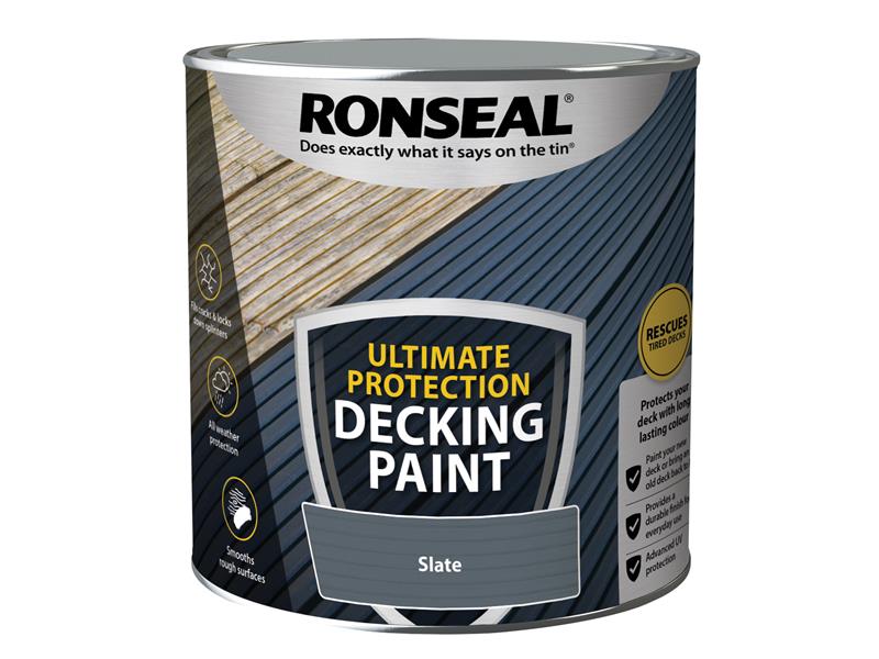 Ultimate Protection Decking Paint Slate 2.5 litre, Ronseal